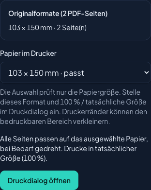 Mobile Shipnovo-Papierprüfung für ein synthetisches mehrseitiges Label mit 103 × 150 mm
