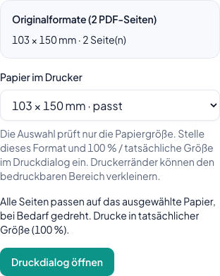 Mobile Shipnovo-Papierprüfung für ein synthetisches mehrseitiges Label mit 103 × 150 mm